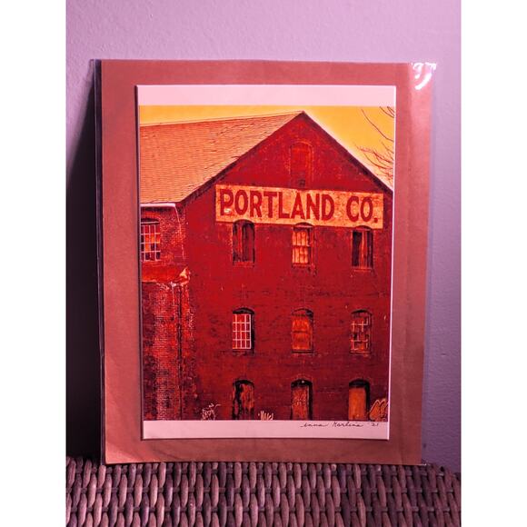 Anna Karlina Signed Photography Portland Co Maine 2021 Historic Street Art 9x12 - Picture 5 of 9